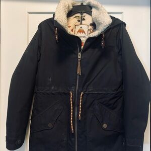 Burton Women's Prowess Black Jacket with Sherpa Lining